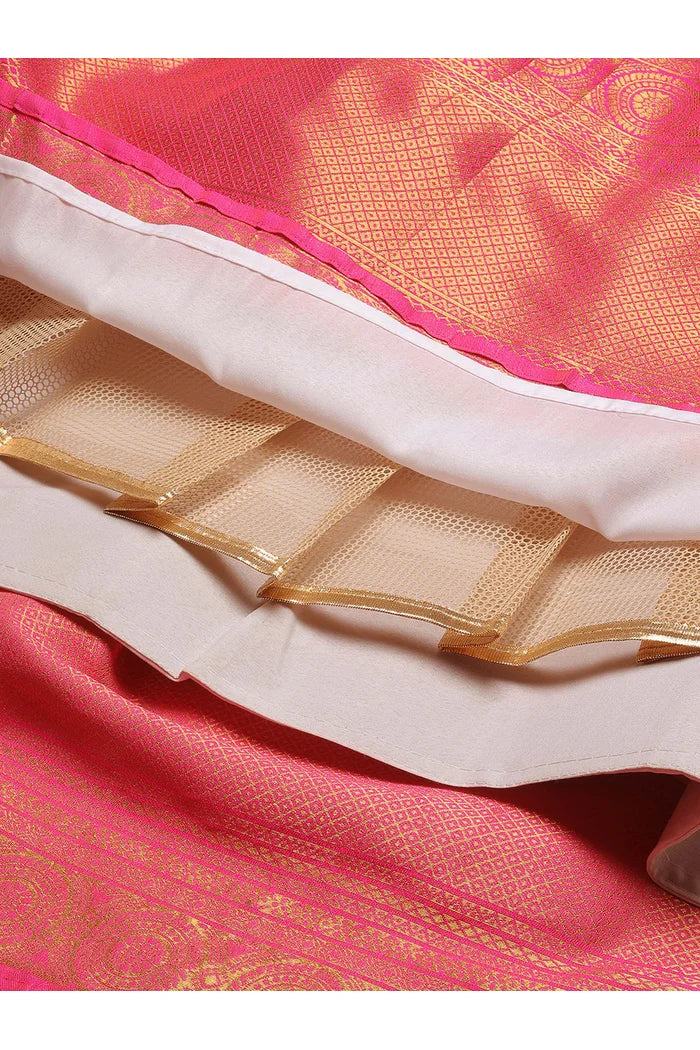 South Indian Festival Traditional Half Saree (Aarjoo)