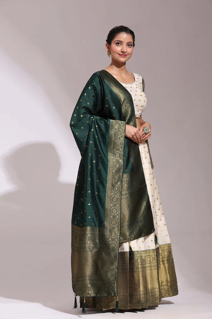 South Indian Festival Traditional Half Saree (Aarjoo)