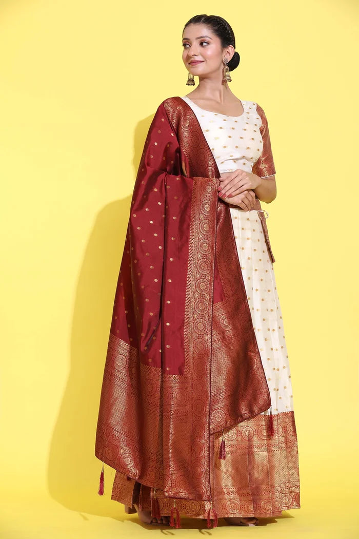 South Indian Festival Traditional Half Saree (Aarjoo)