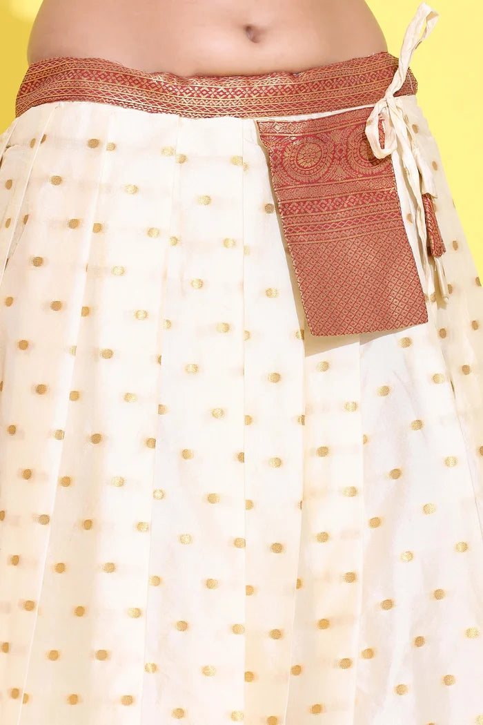 South Indian Festival Traditional Half Saree (Aarjoo)