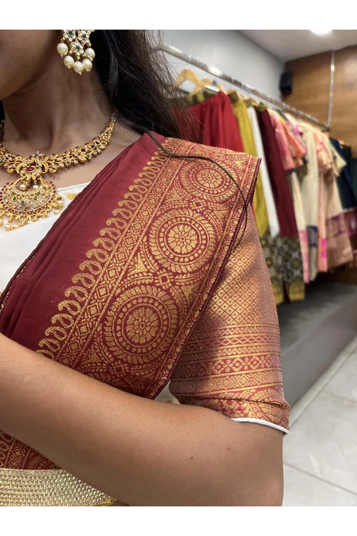 South Indian Festival Traditional Half Saree(Aarjoo)