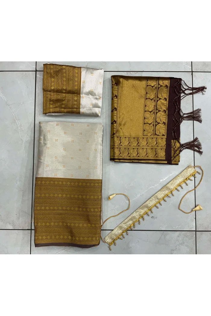 South Indian Festival Traditional Half Saree (Yogeshwari)