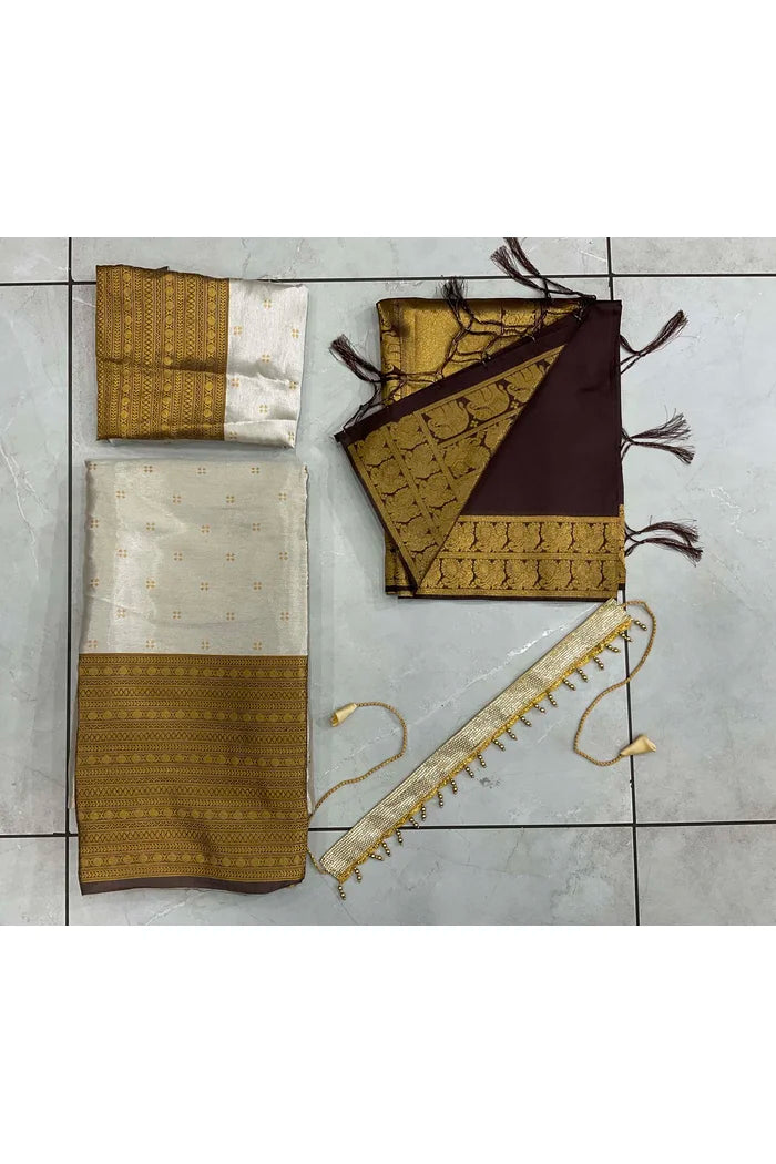 South Indian Festival Traditional Half Saree (Yogeshwari)