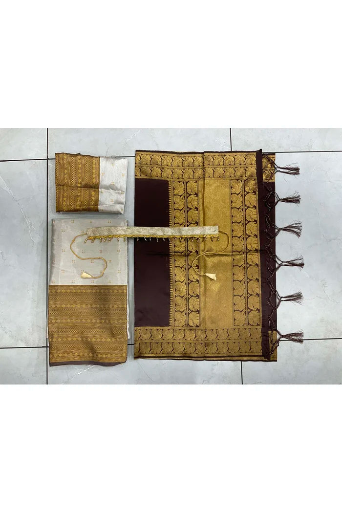 South Indian Festival Traditional Half Saree (Yogeshwari)