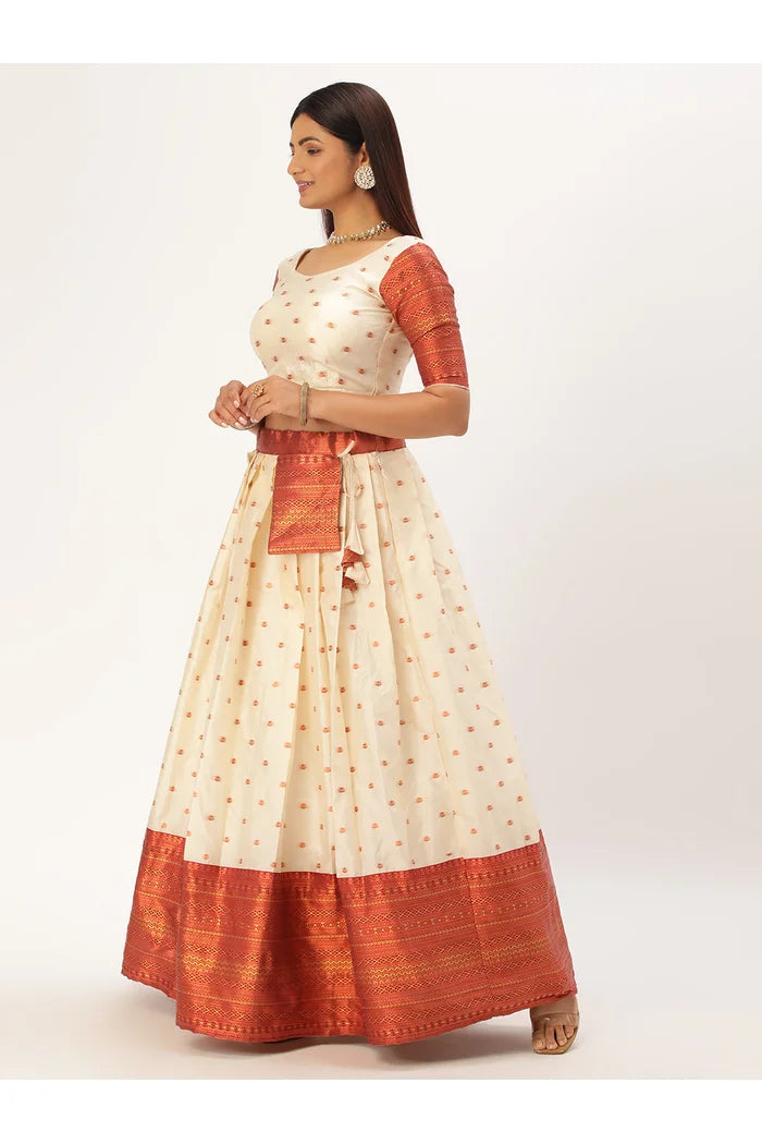 South Indian Festival Traditional Half Saree (Sahithi)