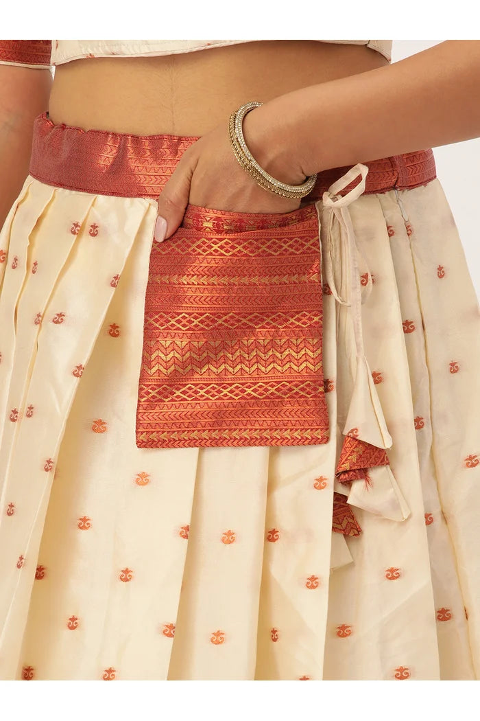 South Indian Festival Traditional Half Saree (Sahithi)