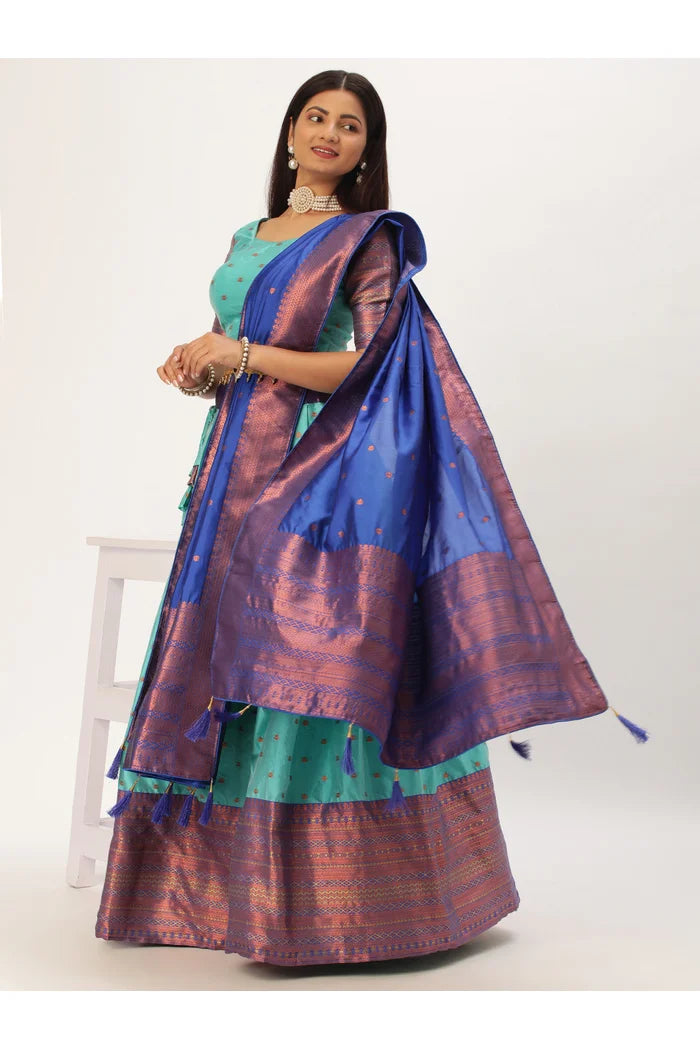 South Indian Festival Traditional Half Saree (Sahithi)
