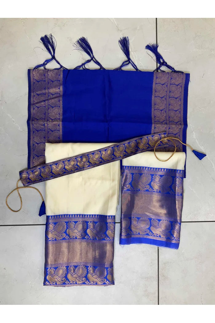 పిల్లల సాంప్రదాయ దక్షిణ భారత హాఫ్ చీర (కృతి)