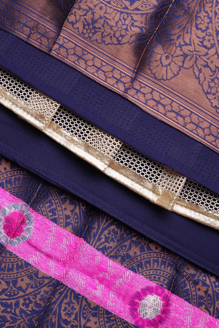 South Indian Festival Traditional Half Saree(Vishnu)