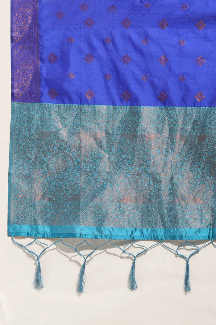 South Indian Festival Traditional Half Saree(Vishnu)