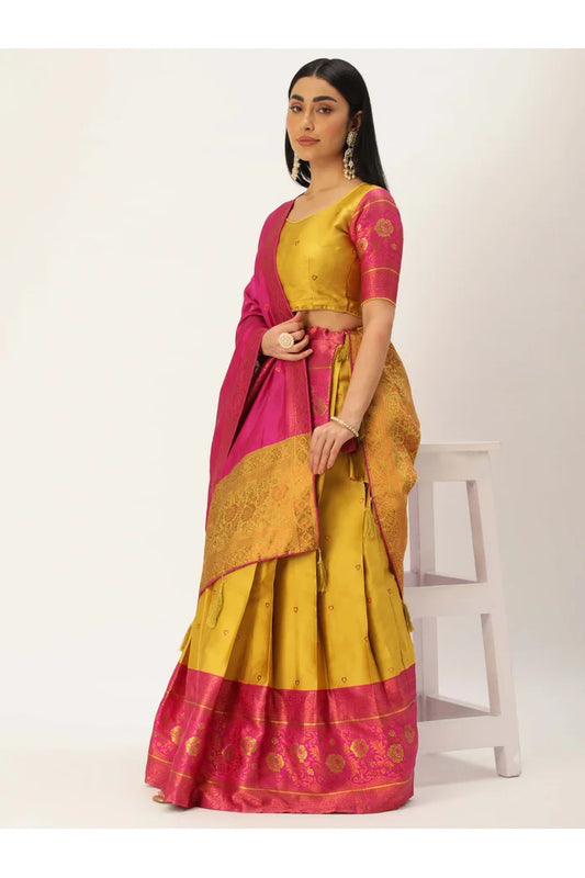 South Indian Festival Traditional Half Saree (Dilwale)