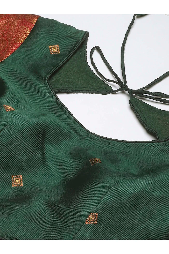 South Indian Festival Traditional Half Saree (SquarePAttu)