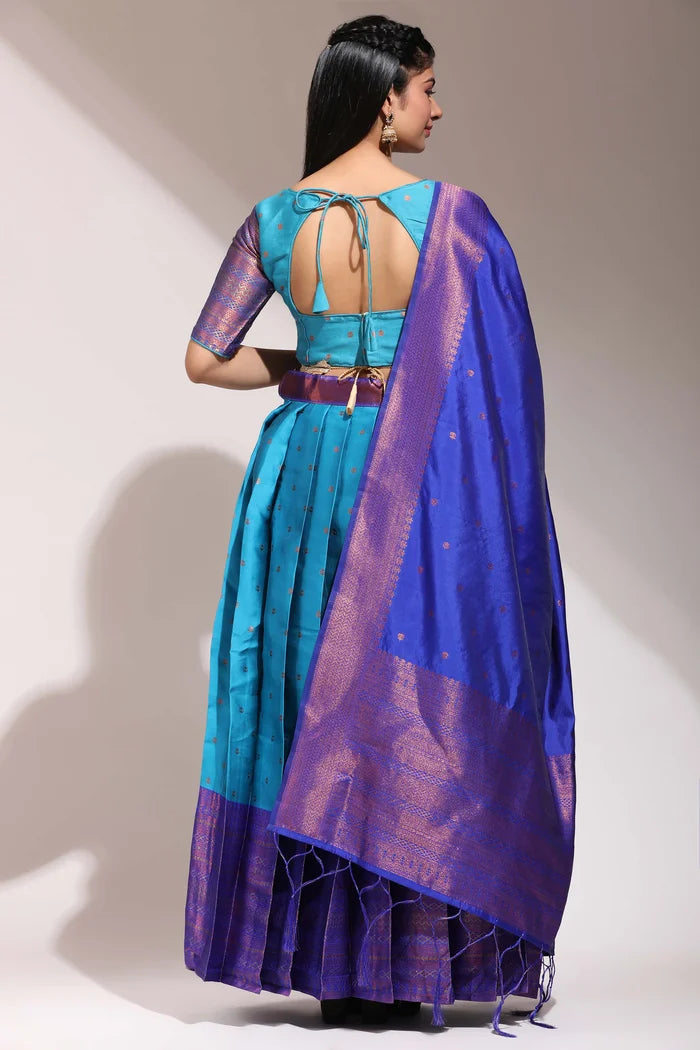 South Indian Festival Traditional Half Saree (Langhar)