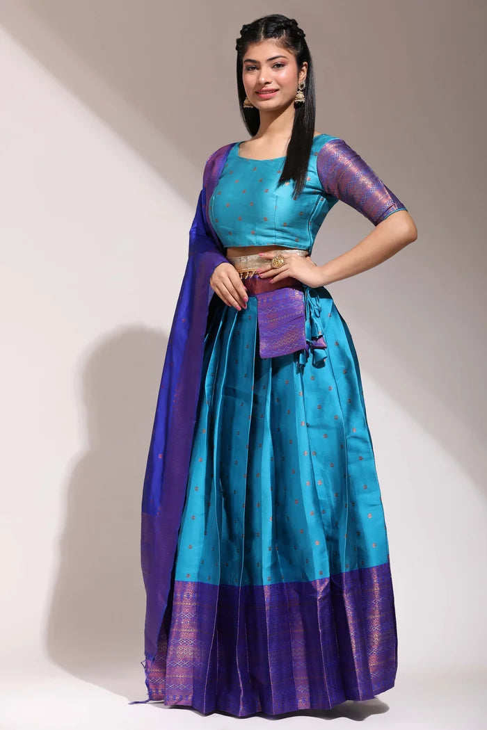 South Indian Festival Traditional Half Saree (Langhar)