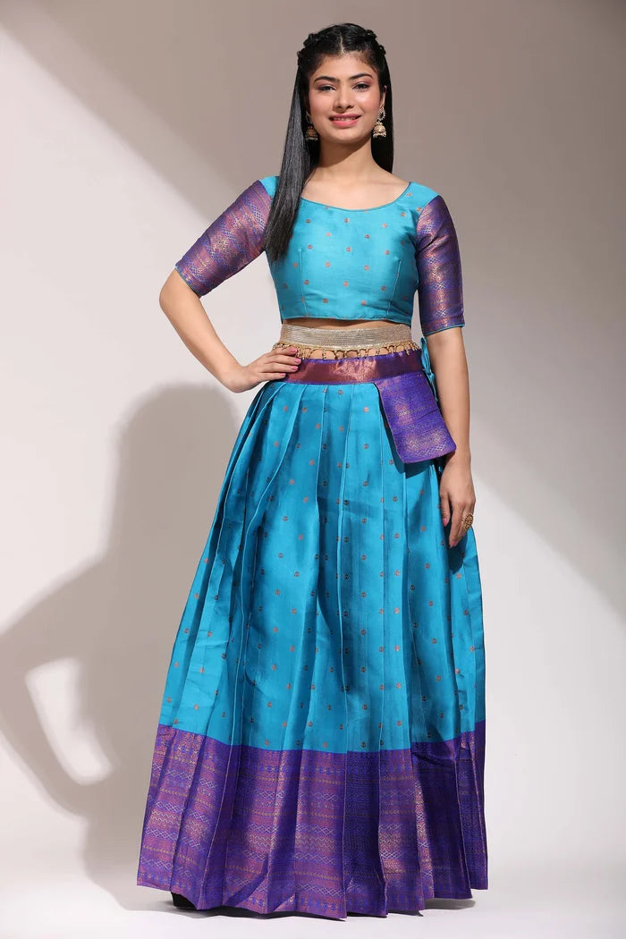 South Indian Festival Traditional Half Saree (Langhar)