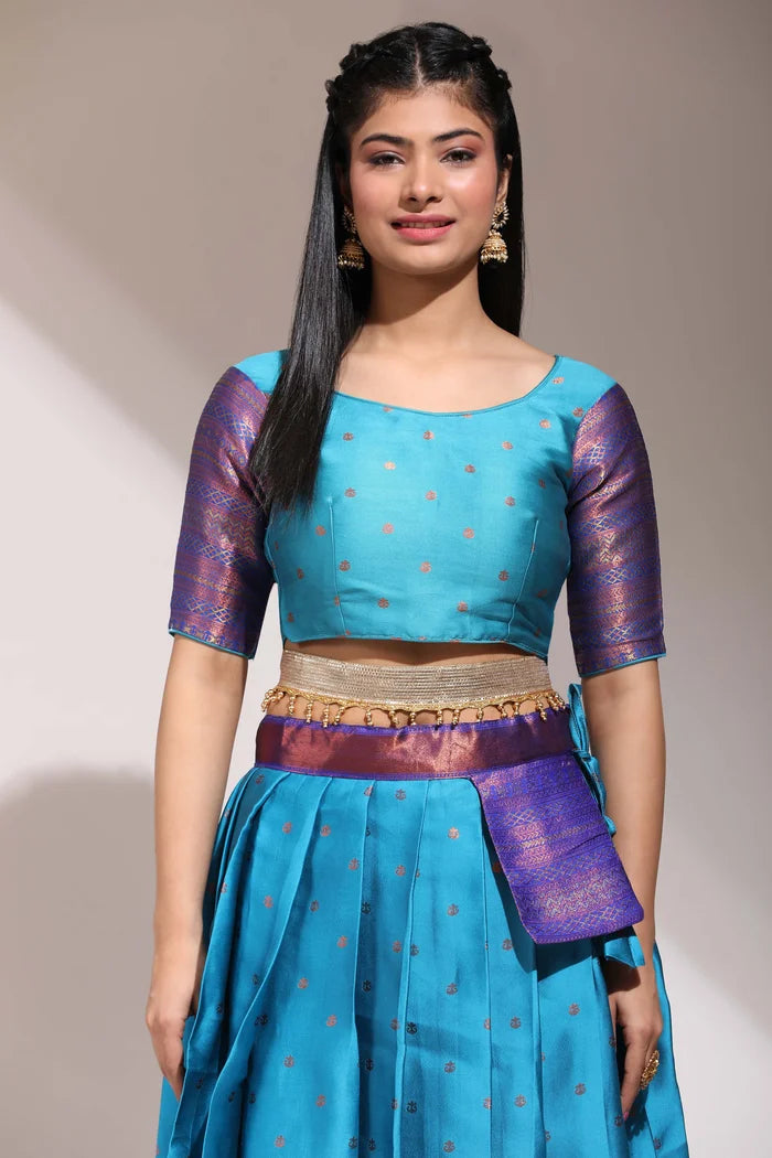 South Indian Festival Traditional Half Saree (Langhar)