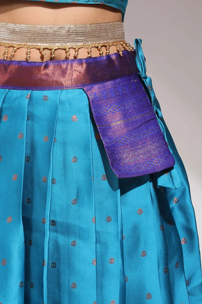 South Indian Festival Traditional Half Saree (Langhar)