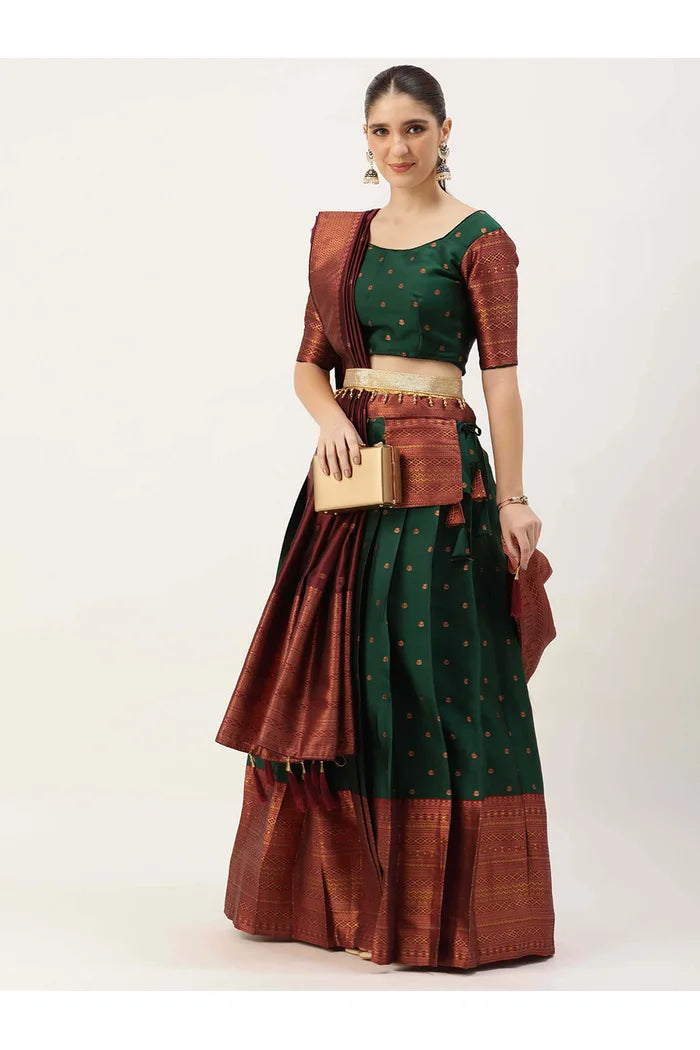 South Indian Festival Traditional Half Saree (Langhar)