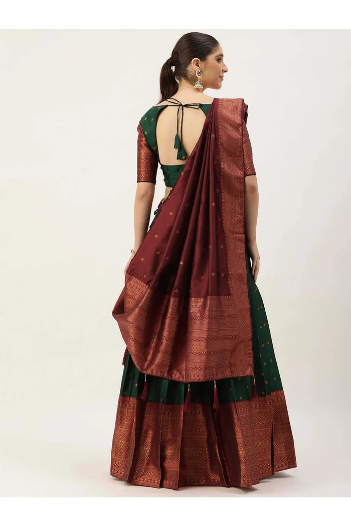 South Indian Festival Traditional Half Saree (Langhar)
