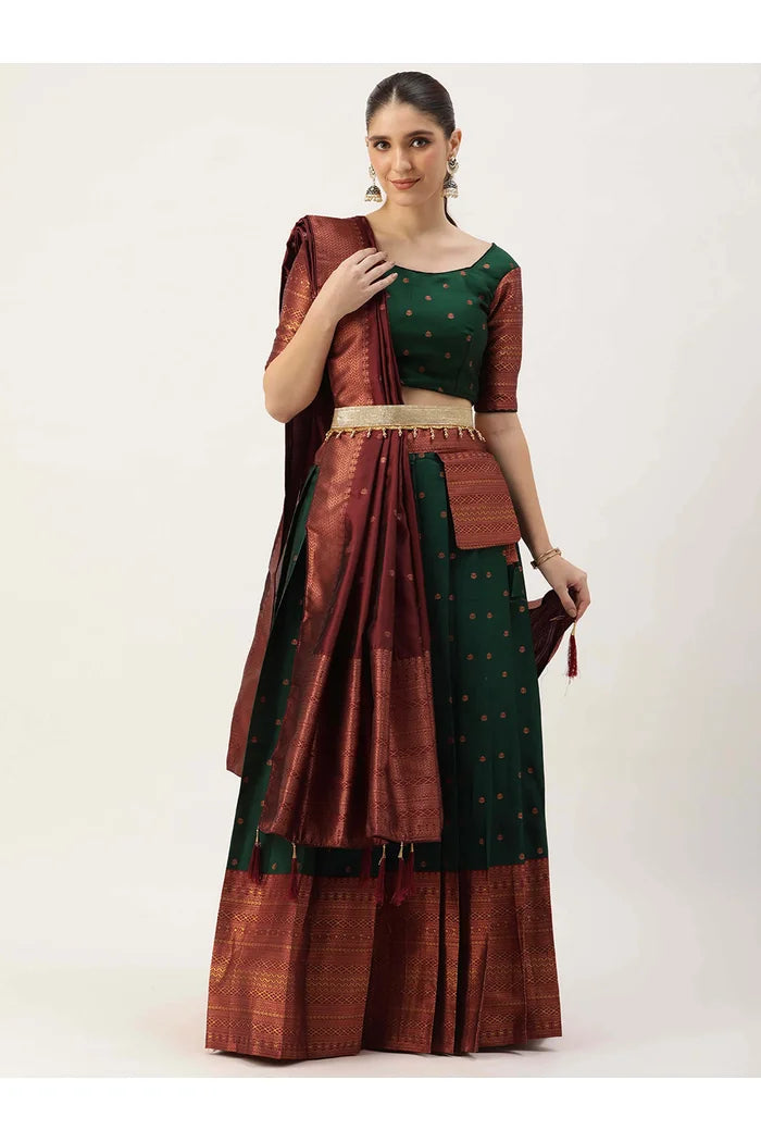 South Indian Festival Traditional Half Saree (Langhar)