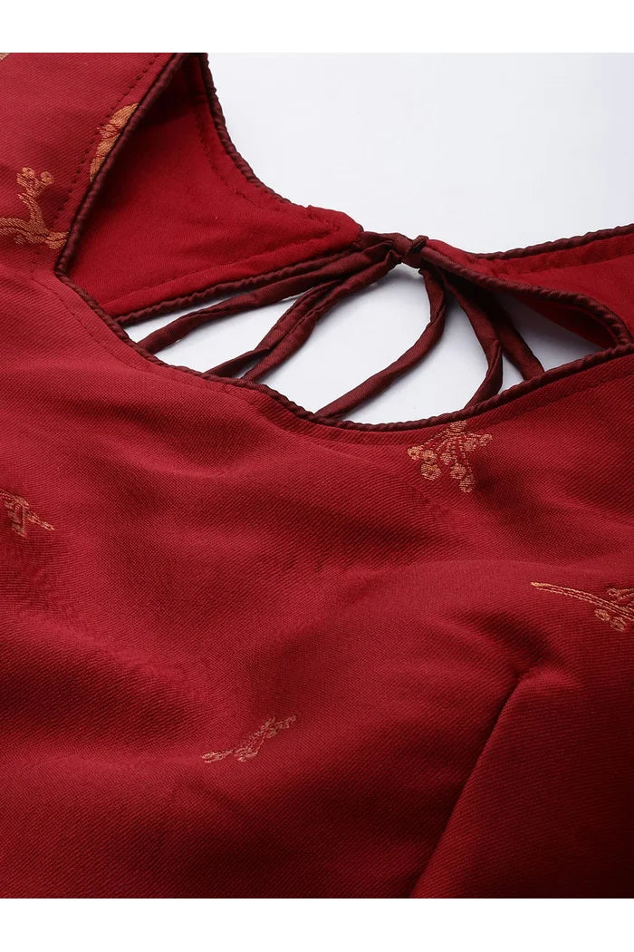 South Indian Festival Traditional Half Saree (LichiSparrow)