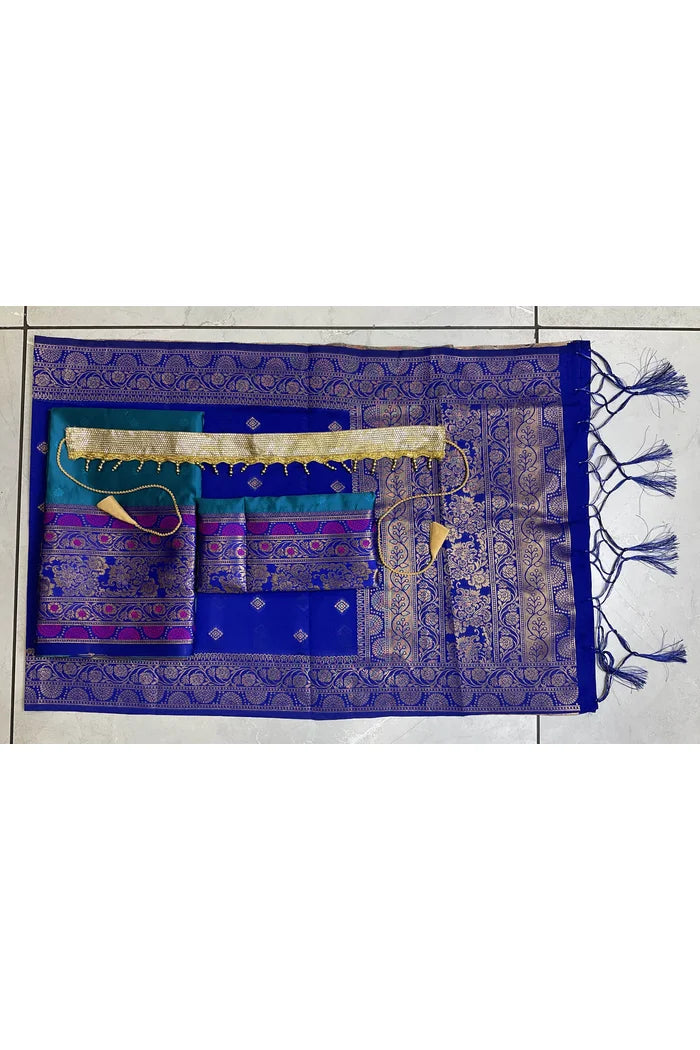 South Indian Festival Traditional Half Saree (8ButttiPAttuKids)
