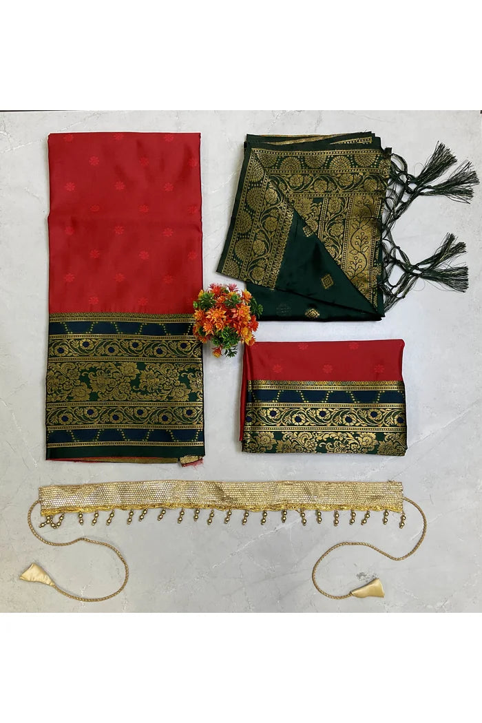 South Indian Festival Traditional Half Saree (8ButttiPAttuKids)