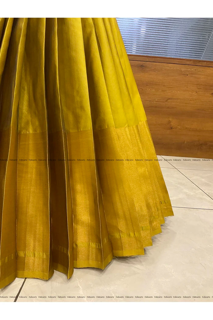South Indian Festival Traditional Half Saree (CowPAttu)