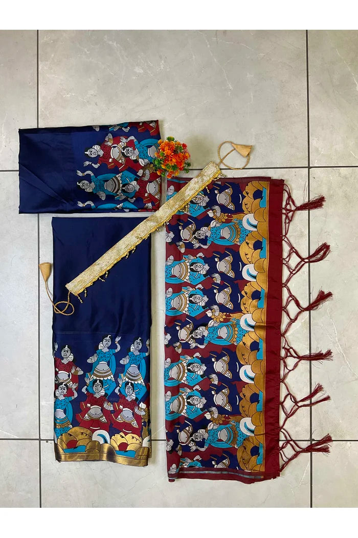South Indian Festival Traditional Half Saree (Dhingli)