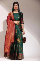 South Indian Festival Traditional Half Saree (EcoPattu)