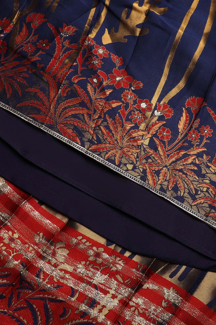 South Indian Festival Traditional Half Saree (EcoPattu)