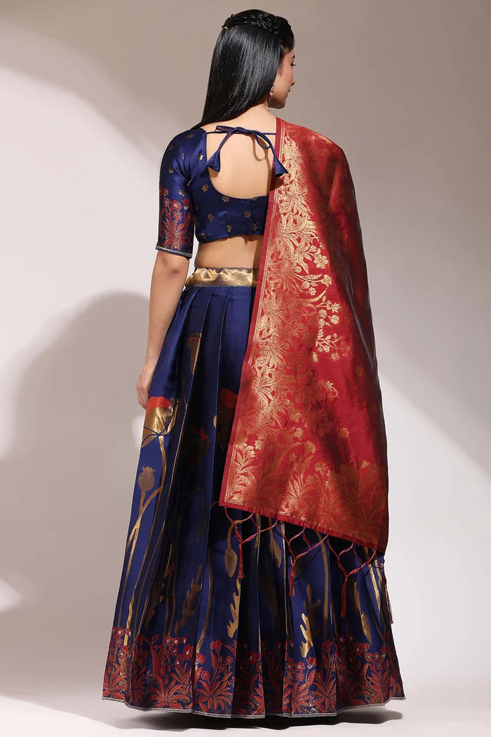 South Indian Festival Traditional Half Saree (EcoPattu)