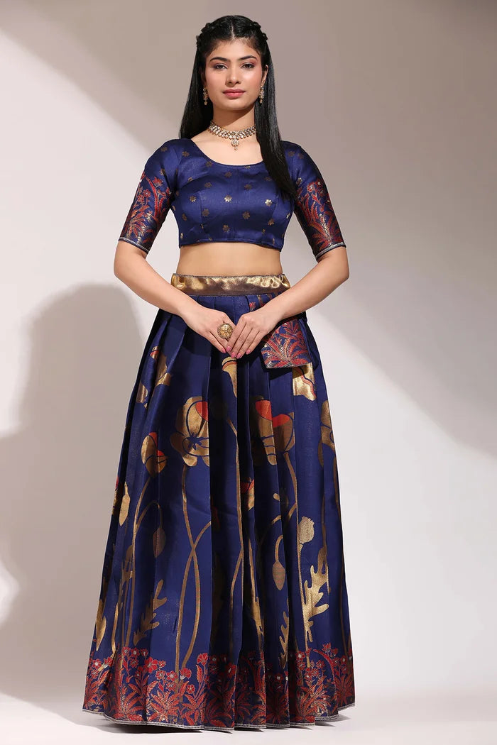 South Indian Festival Traditional Half Saree (EcoPattu)