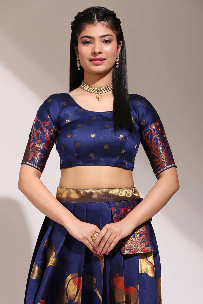 South Indian Festival Traditional Half Saree (EcoPattu)