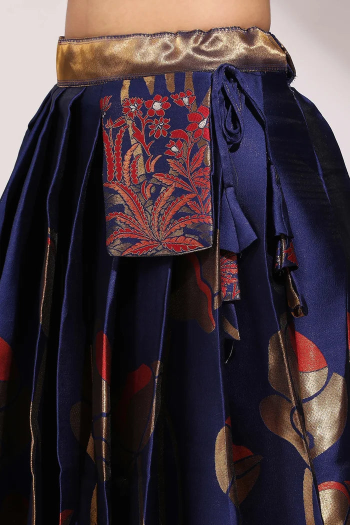 South Indian Festival Traditional Half Saree (EcoPattu)