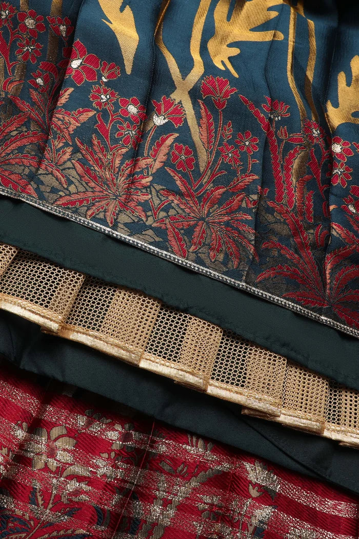 South Indian Festival Traditional Half Saree (EcoPattu)