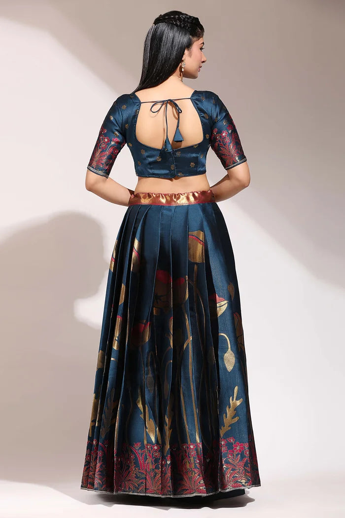 South Indian Festival Traditional Half Saree (EcoPattu)