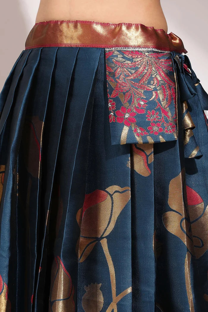 South Indian Festival Traditional Half Saree (EcoPattu)