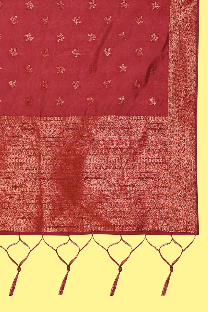 South Indian Festival Traditional Half Saree (LichiSparrow)