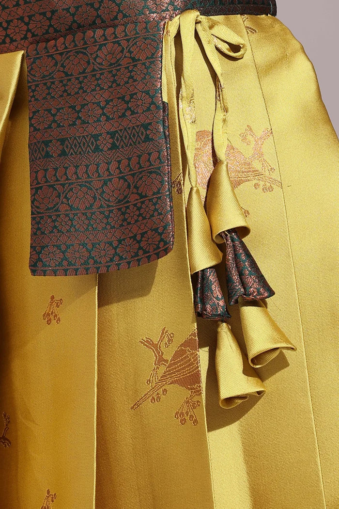 South Indian Festival Traditional Half Saree (LichiSparrow)