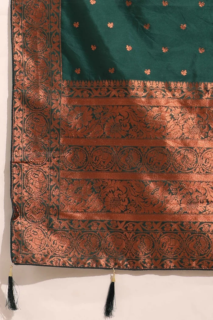South Indian Festival Traditional Half Saree (CloverPattu)