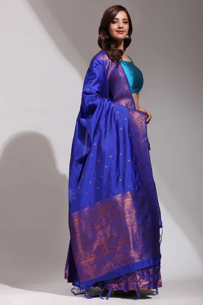 South Indian Festival Traditional Half Saree (CloverPattu)
