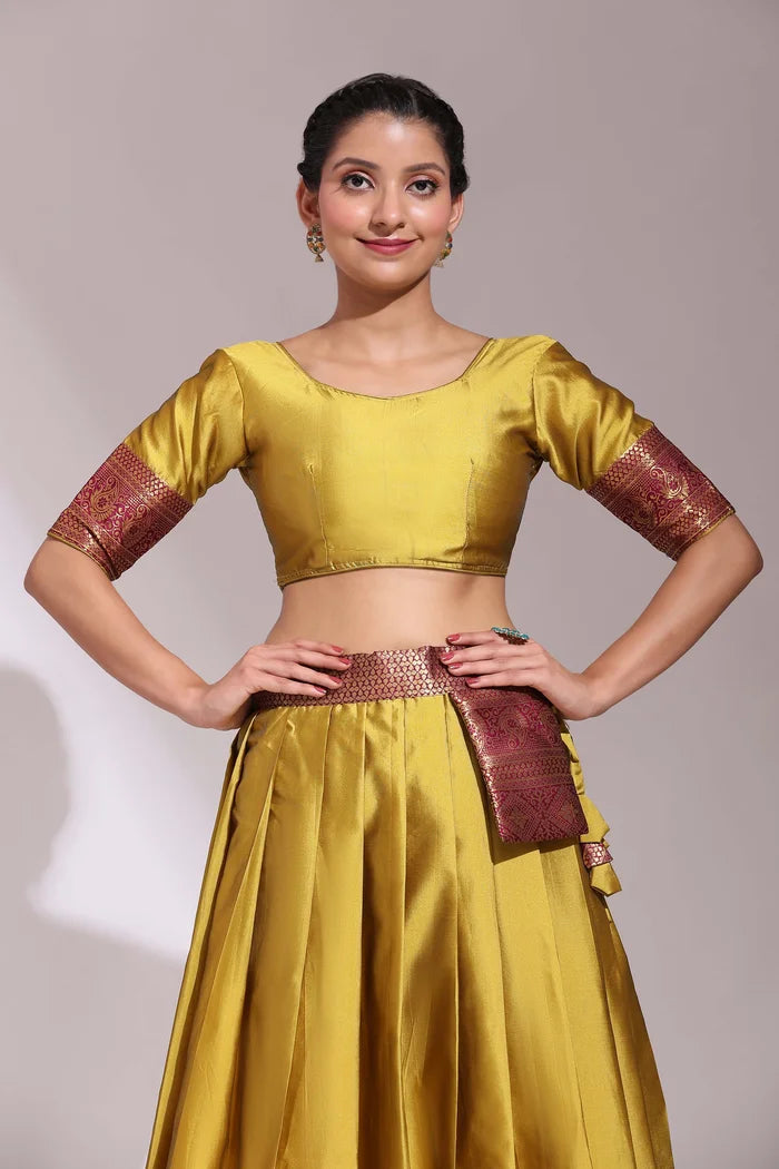 South Indian Festival Traditional Half Saree (Aaradhya)