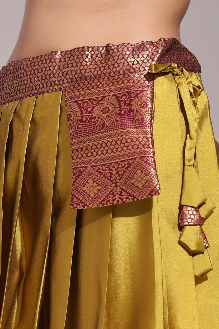 South Indian Festival Traditional Half Saree (Aaradhya)
