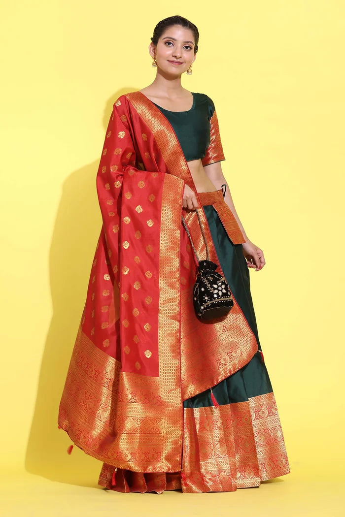 South Indian Festival Traditional Half Saree (Aaradhya)