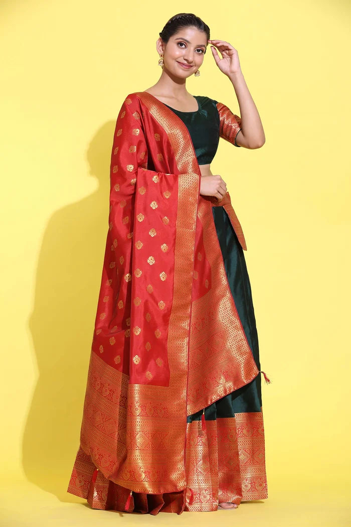 South Indian Festival Traditional Half Saree (Aaradhya)