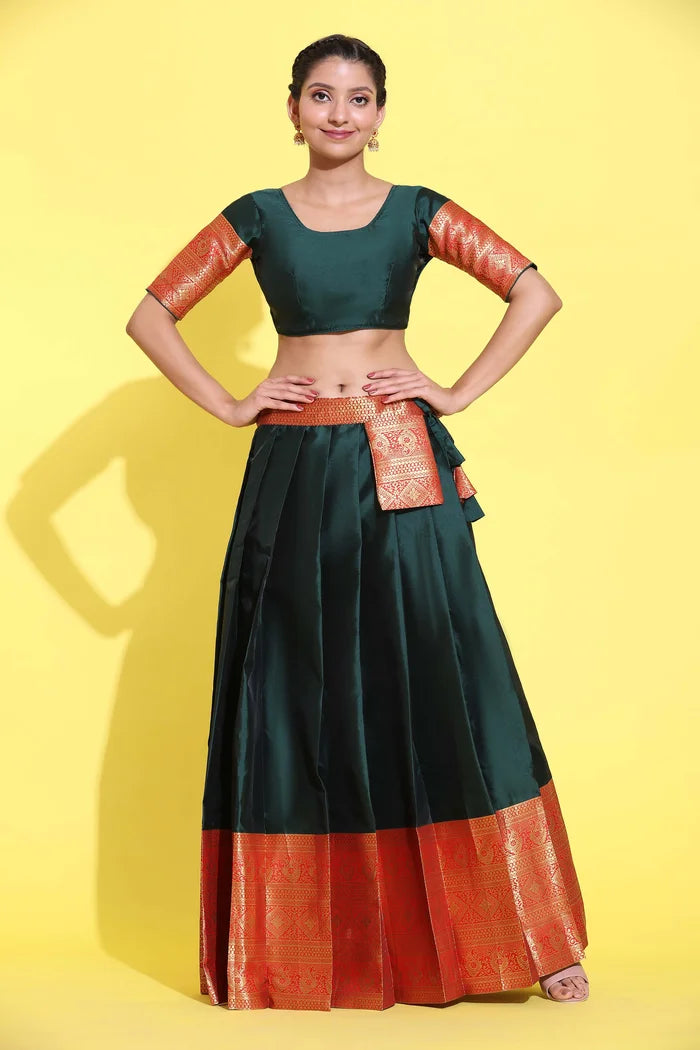 South Indian Festival Traditional Half Saree (Aaradhya)