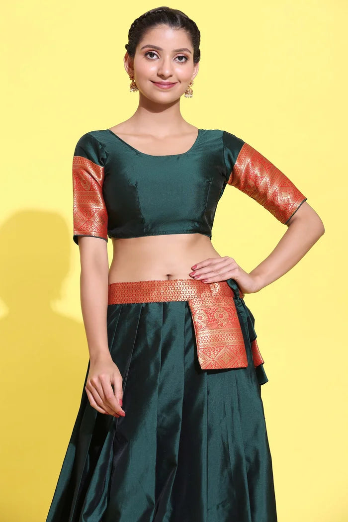 South Indian Festival Traditional Half Saree (Aaradhya)