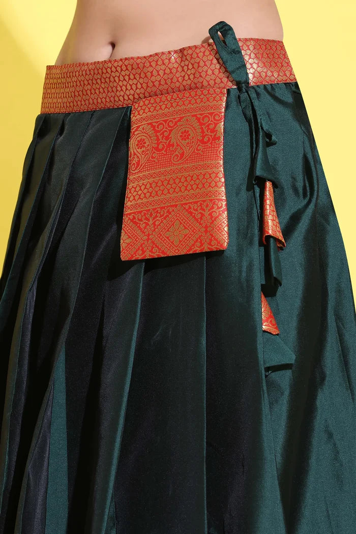 South Indian Festival Traditional Half Saree (Aaradhya)