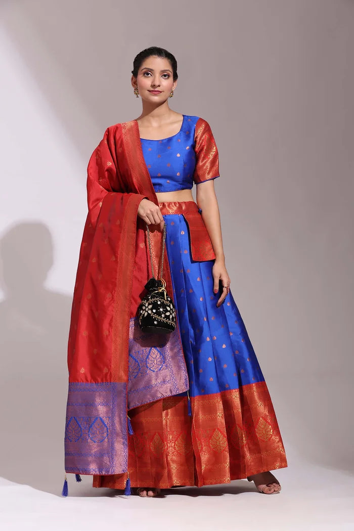 South Indian Festival Traditional Half Saree (Madhuri)
